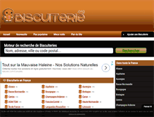 Tablet Screenshot of biscuiterie.org